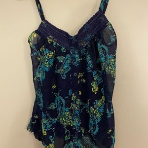 Floral tank top
